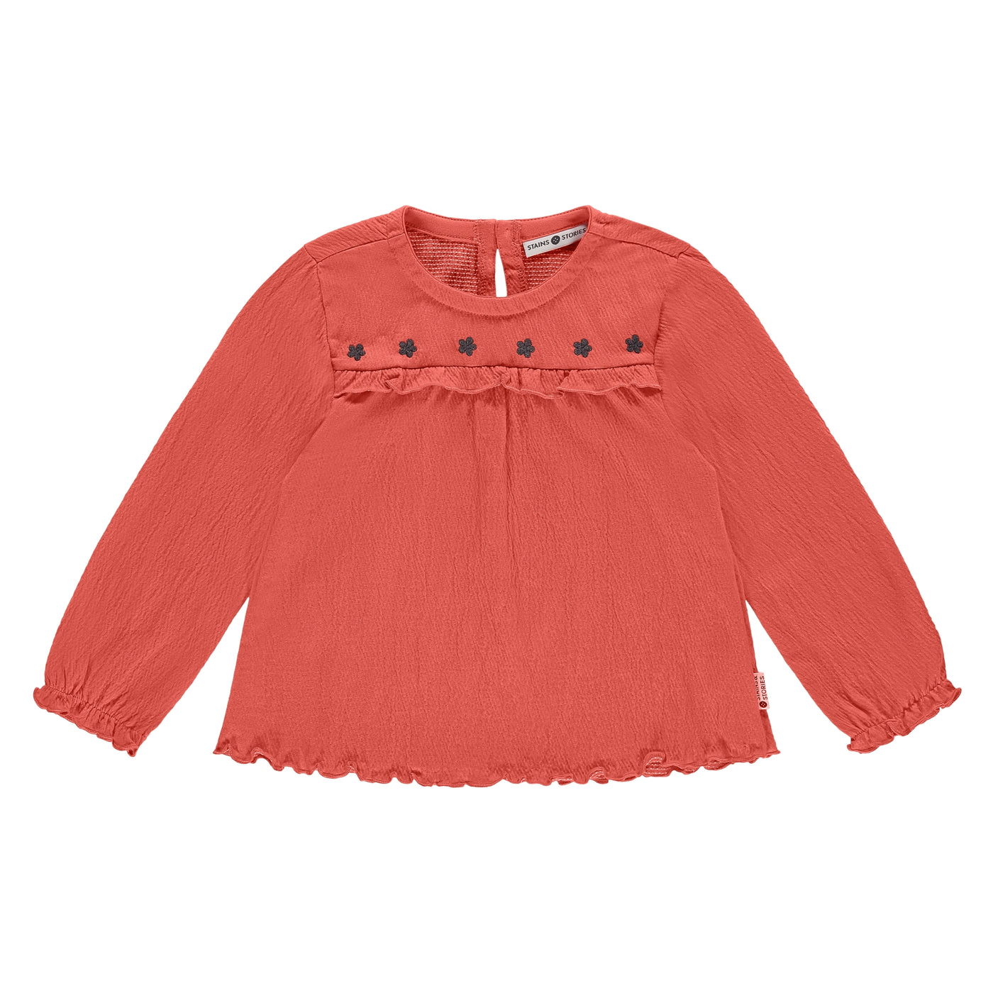 Stains & Stories W25 girls t-shirt long sleeve T-shirts, polos and tops grapefruit SSA25408660
