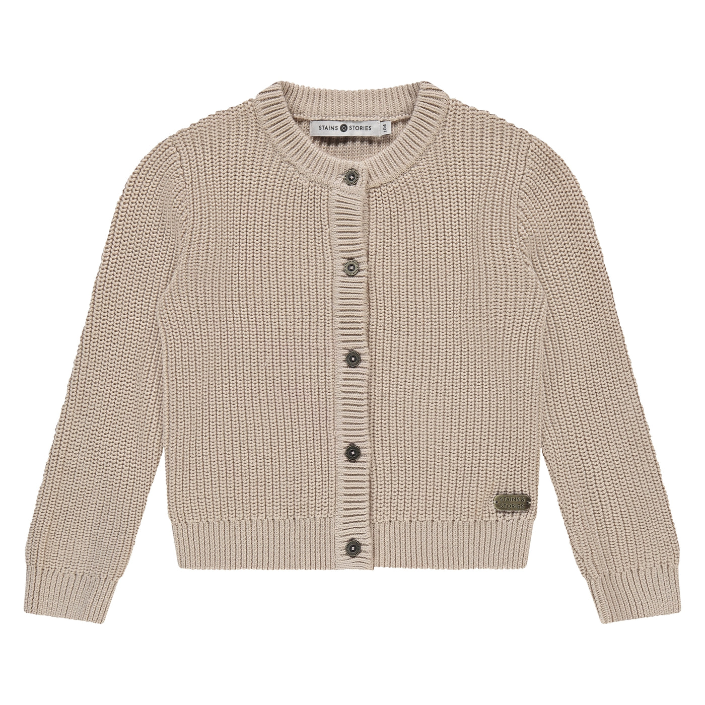 Stains & Stories W25 girls cardigan Pullovers and cardigans beige SSA25408350