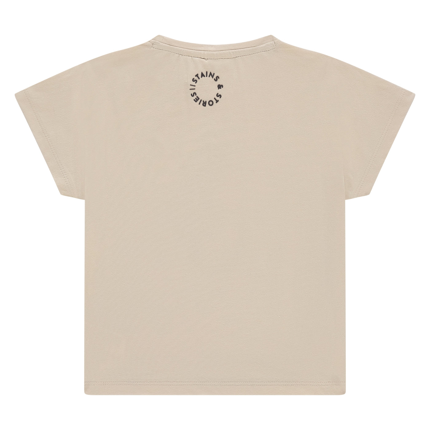 Stains & Stories W25 girls t-shirt short sleeve T-shirts, polos and tops cream SSA25408650