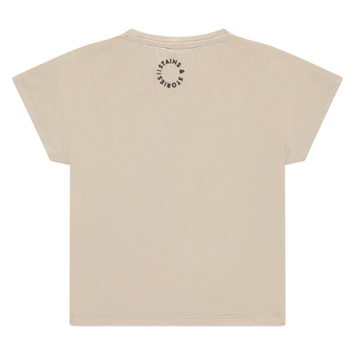 Stains & Stories W25 girls t-shirt short sleeve T-shirts, polos and tops cream SSA25408650