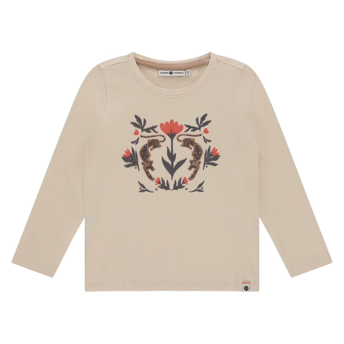 Stains & Stories W25 girls t-shirt long sleeve T-shirts, polos and tops cream SSA25408654