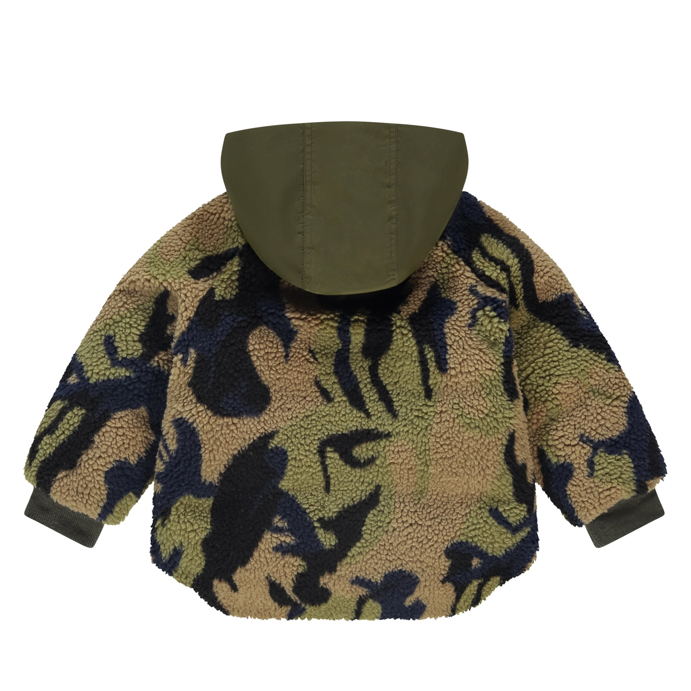 Stains & Stories W25 Outdoor Jackets boys winter teddy jacket reversible moss SSA25507179 SSA-00073