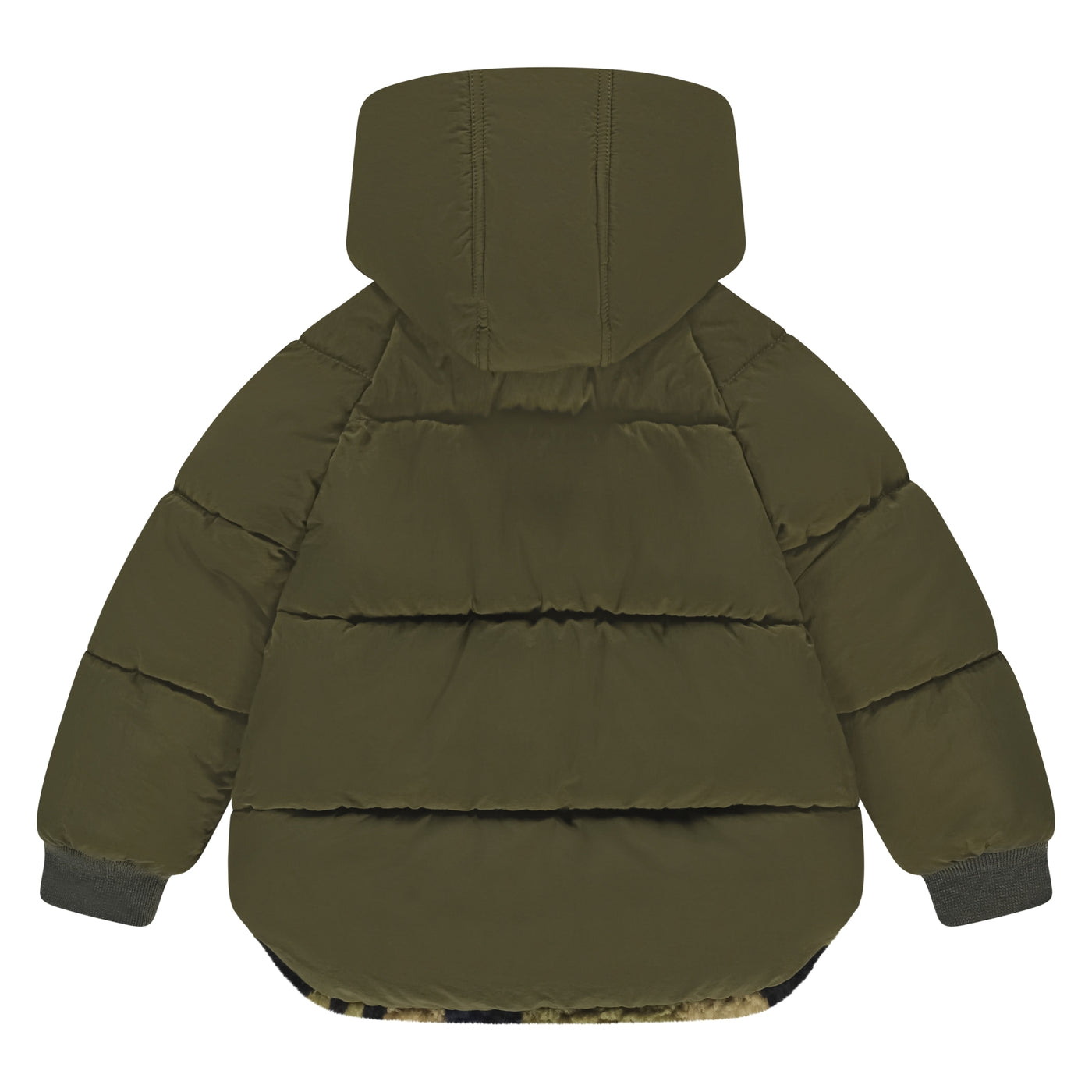 Stains & Stories W25 Outdoor Jackets boys winter teddy jacket reversible moss SSA25507179 SSA-00073