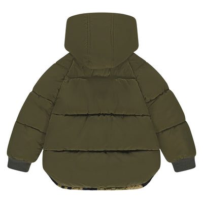Stains & Stories W25 Outdoor Jackets boys winter teddy jacket reversible moss SSA25507179 SSA-00073