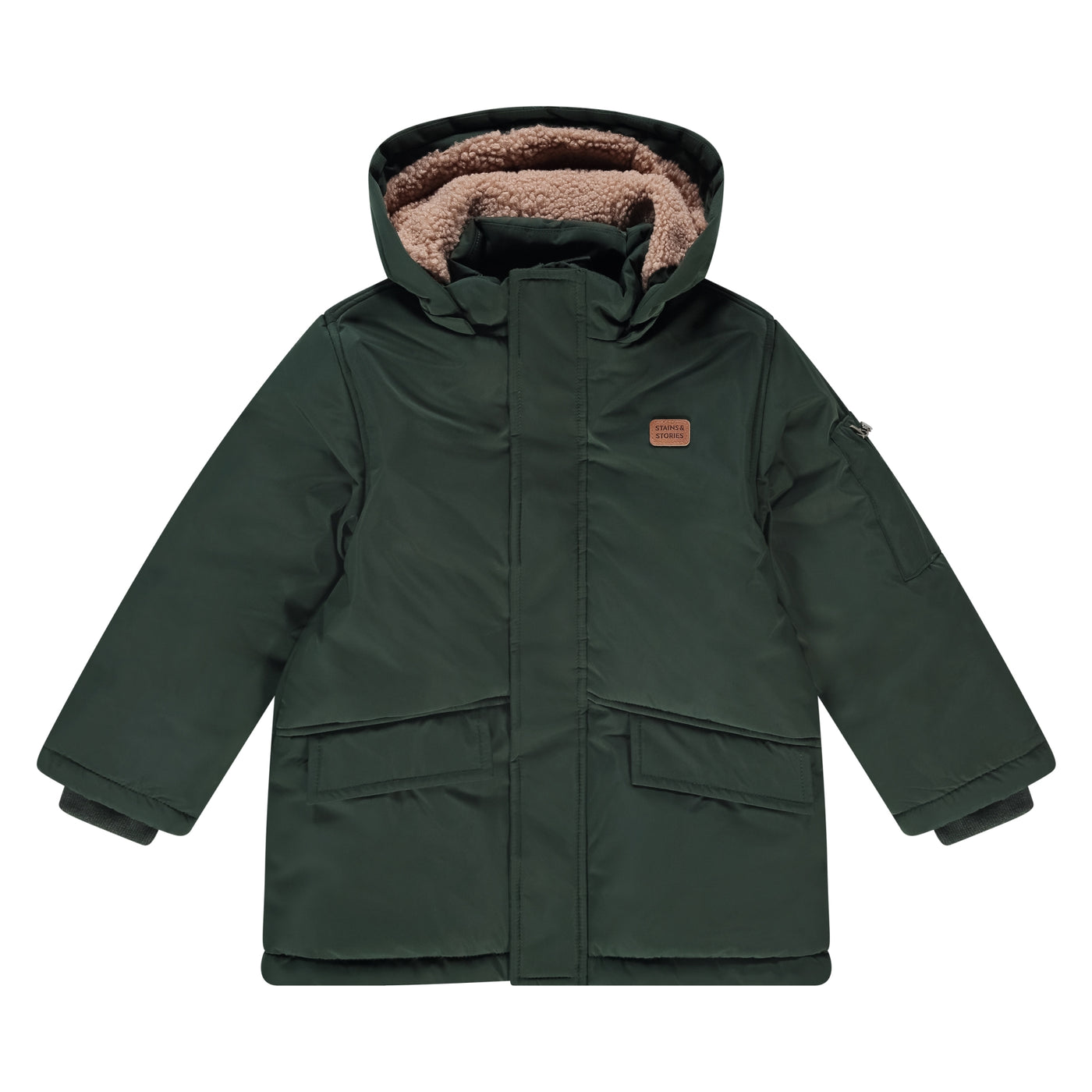 Stains & Stories W25 Outdoor Jackets boys winter parka pine SSA25507181 SSA-00080