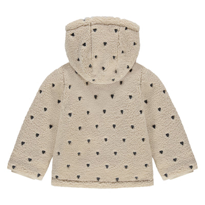 Stains & Stories W25 Outdoor Jackets girls winter teddy jacket beige SSA25508172 SSA-00074