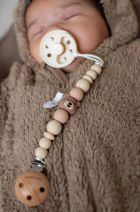 Chewies & More Croissant Clip bear navaho bear-1