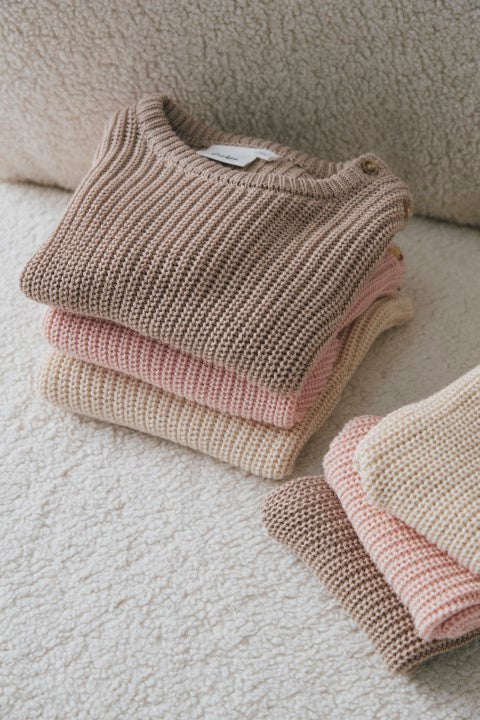 Feetje NOS Sweater gebreid - The Magic is in You Taupe 51602281