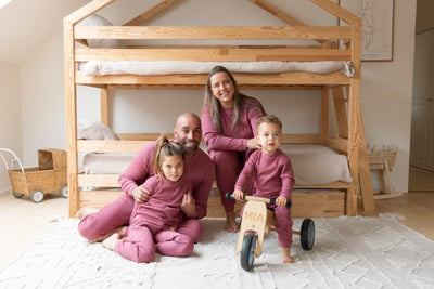 Feetje Wafelpyjama - Family Limited Edition Berry 305578