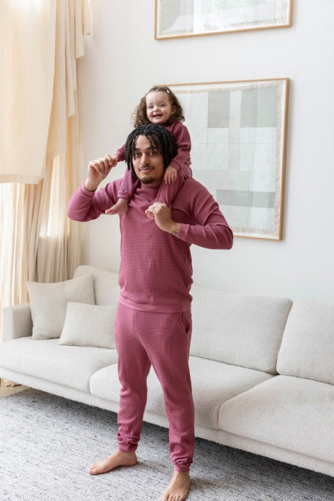 Feetje Wafelpyjama - Family Limited Edition voor VOLWASSENEN Berry 3055783
