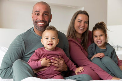 Feetje Wafelpyjama - Family Limited Edition voor VOLWASSENEN Zeegroen 3055793