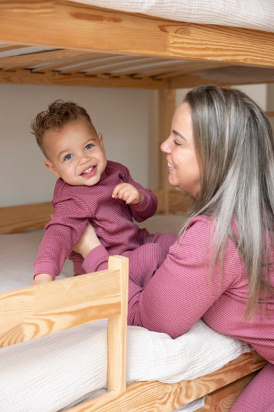 Feetje Wafelpyjama - Family Limited Edition voor VOLWASSENEN Berry 3055783