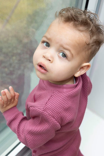 Feetje Wafelpyjama - Family Limited Edition Berry 305578
