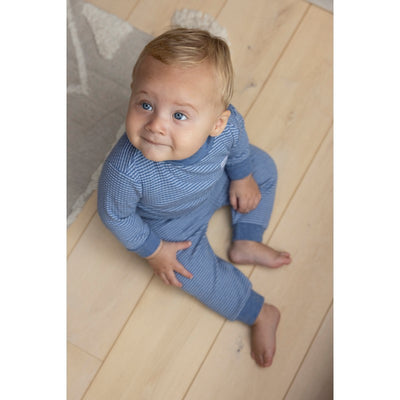 Feetje NOS Pyjama wafel Blue melange 305.533 305610