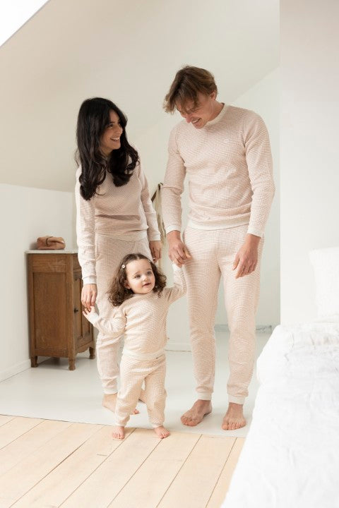 Feetje NOS Wafelpyjama - Family Edition voor VOLWASSENEN Stroopwafel 3056143