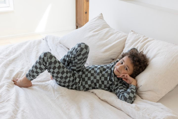 Feetje w24 Chester Check - Premium Sleepwear by Feetje Zeegroen 50500081