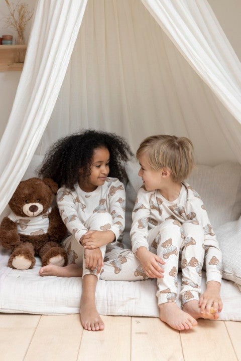 Feetje Teddy Bear - Knuffelshirt Offwhite melange 505000883