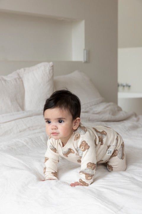 Feetje Teddy Bear - Premium Sleepwear by Feetje Offwhite melange 50500088