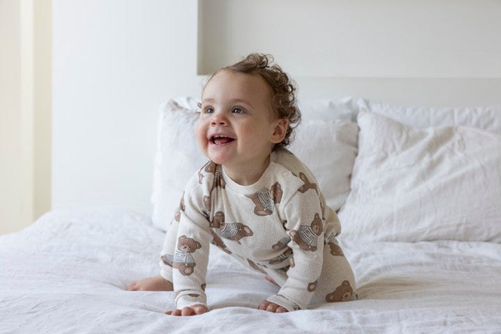 Feetje Teddy Bear - Premium Sleepwear by Feetje Offwhite melange 50500088