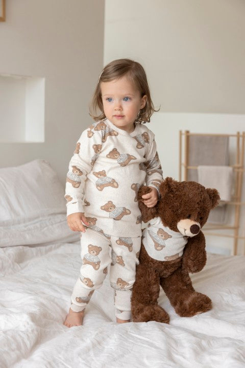 Feetje Teddy Bear - Knuffelshirt Offwhite melange 505000883