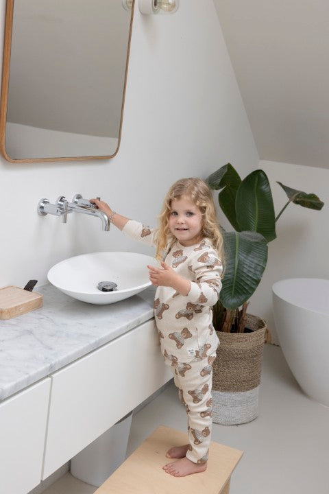Feetje Teddy Bear - Premium Sleepwear by Feetje Offwhite melange 50500088