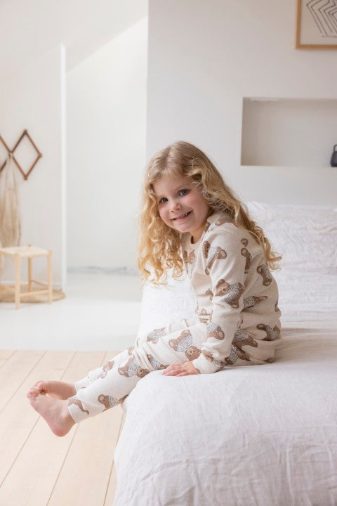Feetje Teddy Bear - Premium Sleepwear by Feetje Offwhite melange 50500088