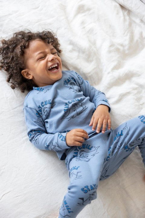 Feetje Willy Walrus - Premium Sleepwear by Feetje Blauw 50500089