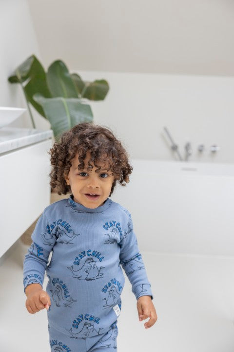 Feetje Willy Walrus - Premium Sleepwear by Feetje Blauw 50500089