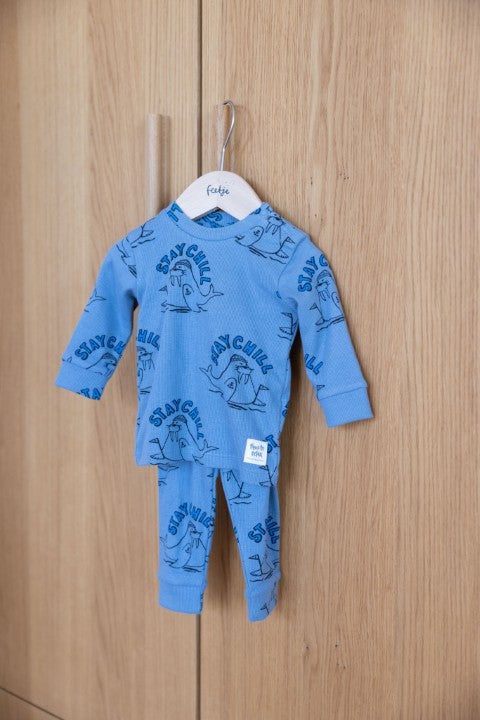 Feetje Willy Walrus - Premium Sleepwear by Feetje Blauw 50500089