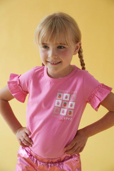 Jubel S24 T-shirt - Berry Nice Roze S24J3 91700385