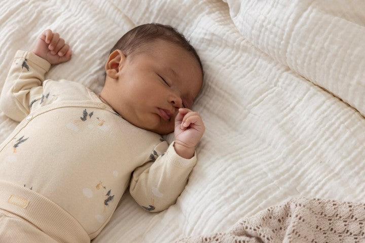 Feetje S25 Wikkelromper AOP rib - Special Delivery Creme S2511 50200231