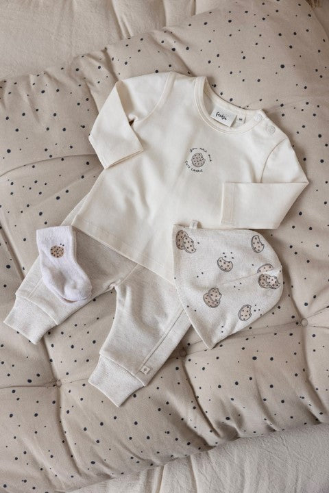 Feetje S25 Broek rib - Cute Cookie Offwhite S2512 52202297