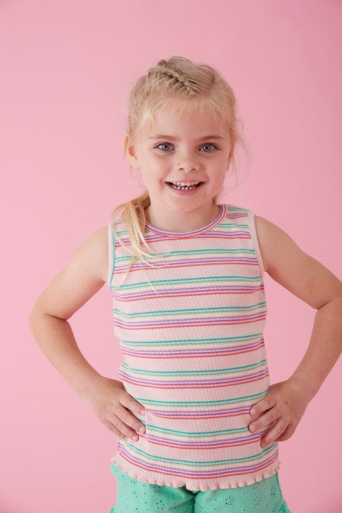 Jubel S25 Singlet rib - Picknick Perfect Roze S25J2 91700422