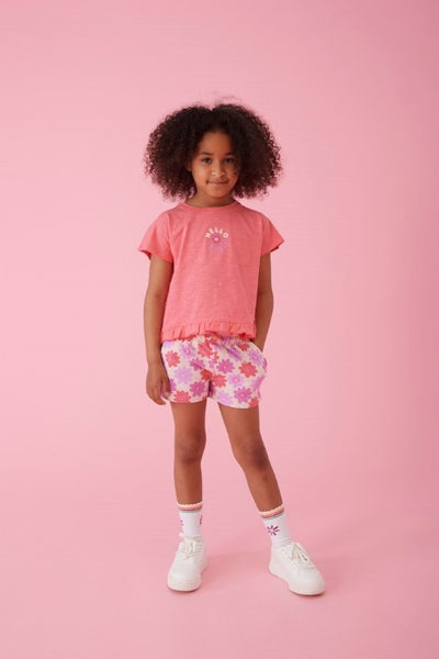 Jubel S25 T-shirt - Picknick Perfect Koraal S25J2 91700423