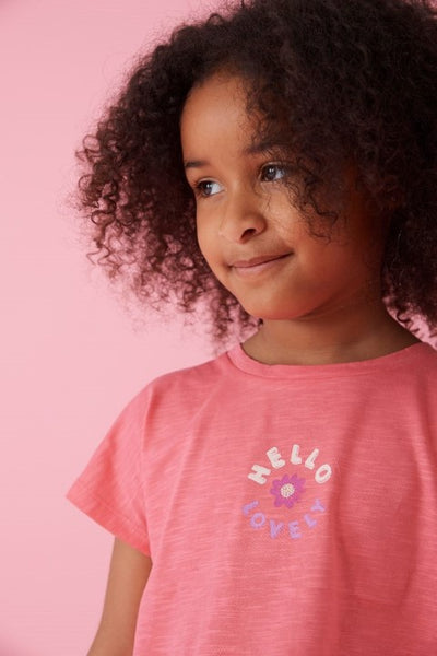 Jubel S25 T-shirt - Picknick Perfect Koraal S25J2 91700423