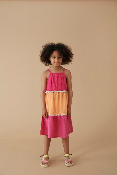 Jubel S25 Jurk voile - Samba Shake Fuchsia S25J3 91400400