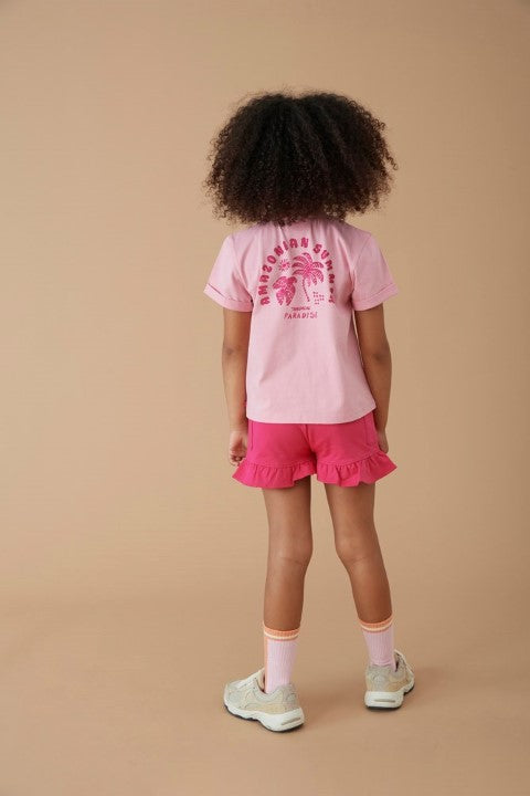 Jubel S25 Short ruches - Samba Shake Fuchsia S25J3 92100125