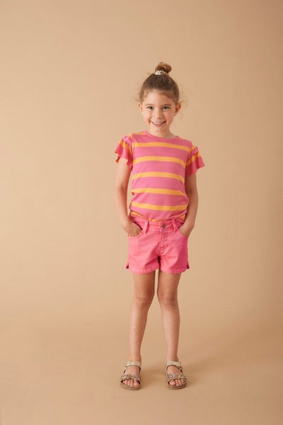 Jubel S25 T-shirt streep - Samba Shake Roze S25J3 91700406
