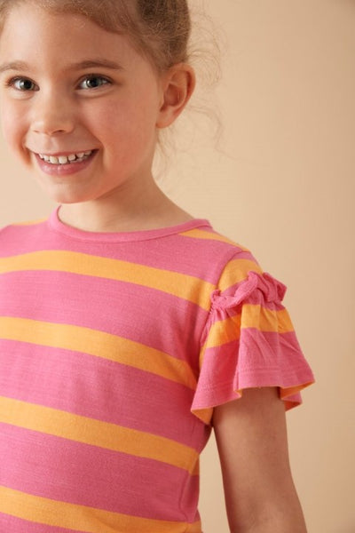Jubel S25 T-shirt streep - Samba Shake Roze S25J3 91700406
