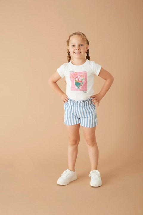 Jubel S25 Short streep - Summer Denims Indigo S25J4 92100121