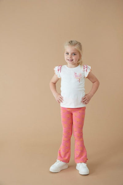 Jubel S25 Flared broek AOP - Samba Shake Roze S25J3 92200466