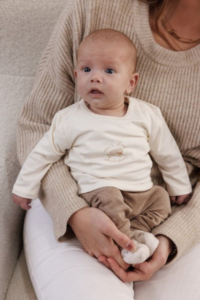 Feetje W25  W2512 Broek - Sleepy Sheepy Bruin melange 52202377