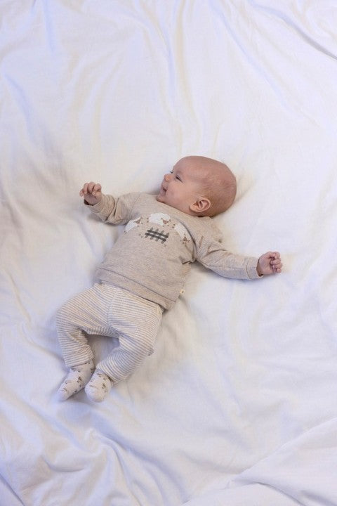 Feetje W25  W2512 Sokken - Sleepy Sheepy Offwhite melange 50400334
