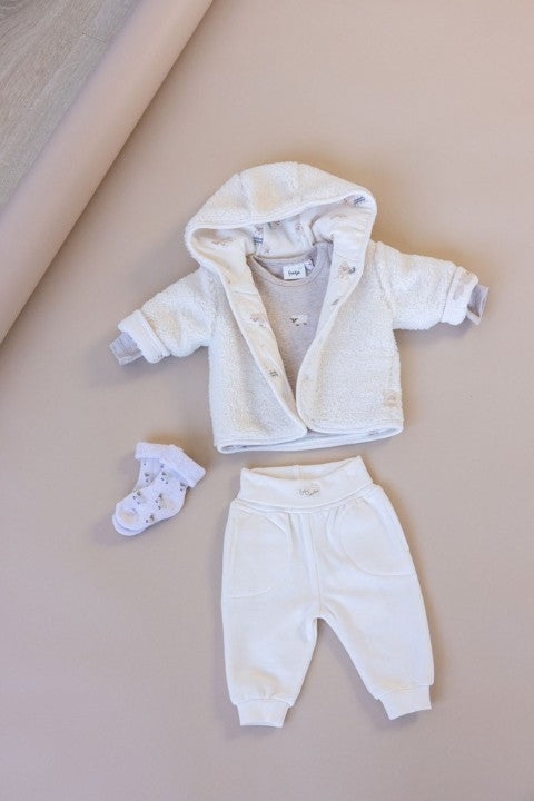 Feetje W25  W2512 Longsleeve - Sleepy Sheepy Taupe melange 51602680