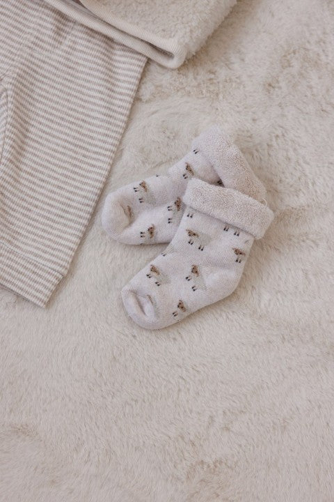 Feetje W25  W2512 Sokken - Sleepy Sheepy Offwhite melange 50400334