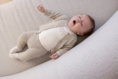 Feetje W25  W2513 Broek gebreid - The Knits Taupe melange 52202458
