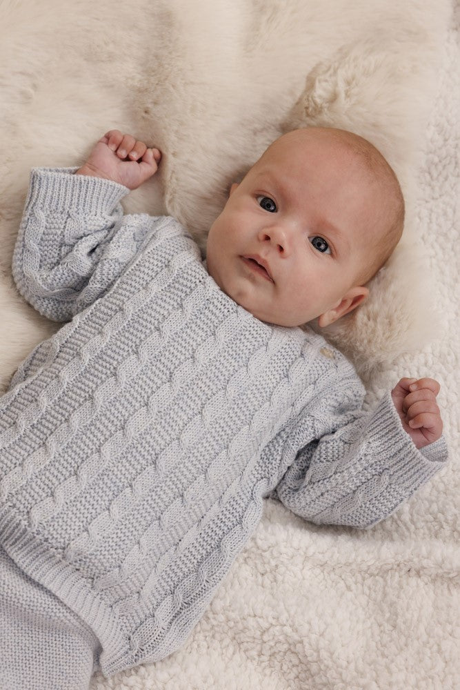 Feetje W25  W2513 Broek gebreid - The Knits Blauw melange 52202456