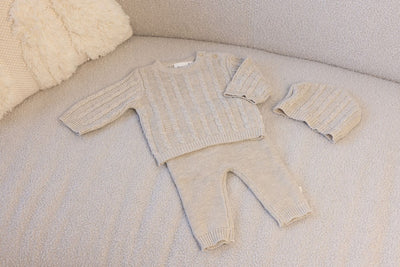 Feetje W25  W2513 Broek gebreid - The Knits Taupe melange 52202458