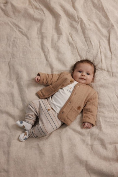 Feetje W25  W2514 Broek streep - Howdy Taupe melange 52202402