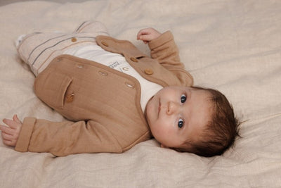 Feetje W25  W2514 Broek streep - Howdy Taupe melange 52202402